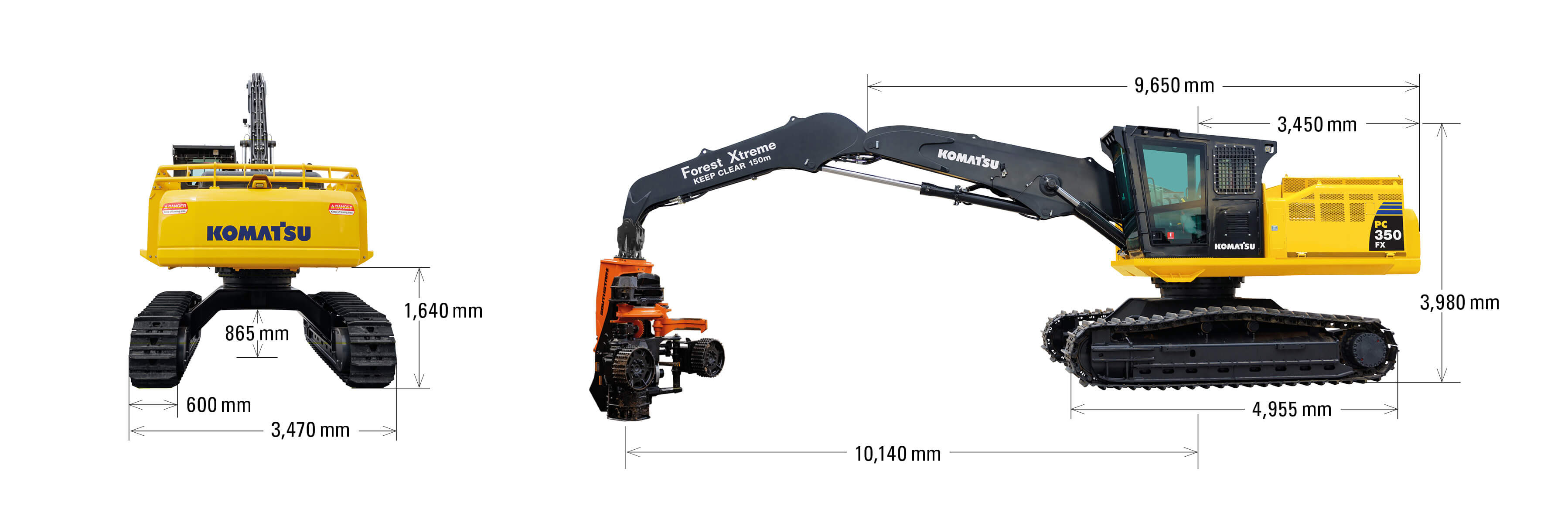 komatsu-pc350fx-dimensions